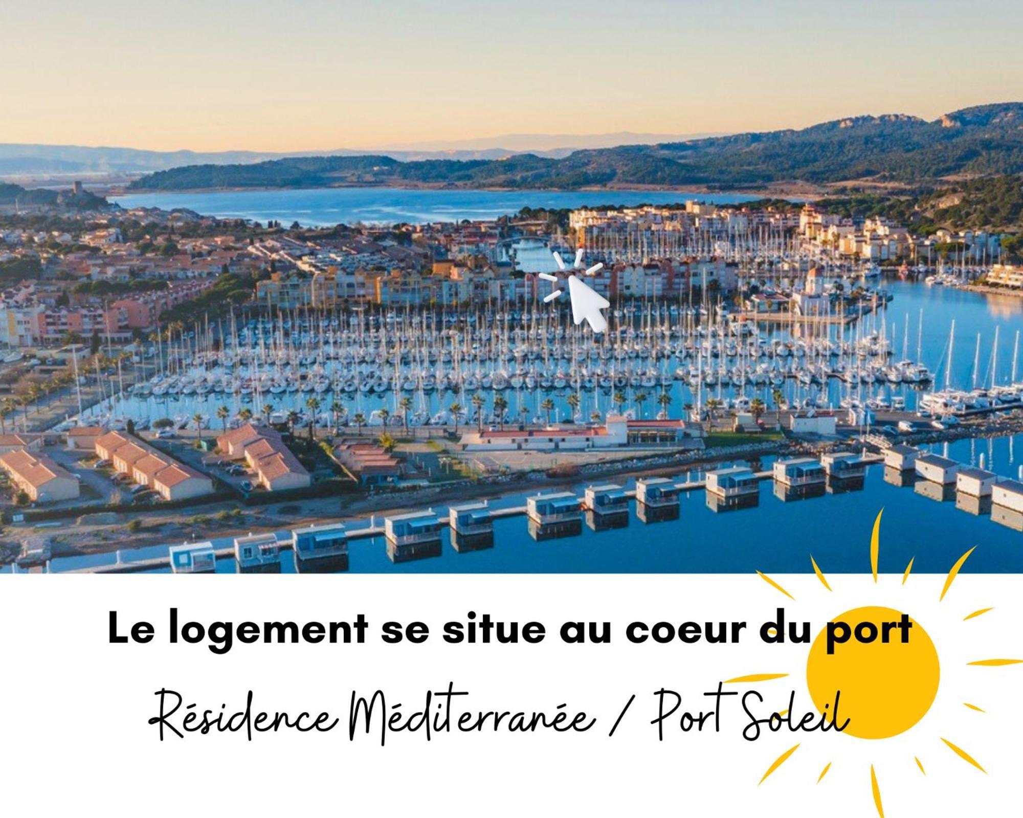 L'Eden - Vue Magnifique Sur Le Port, Les Chalets & La Mer - Gruissan Dış mekan fotoğraf