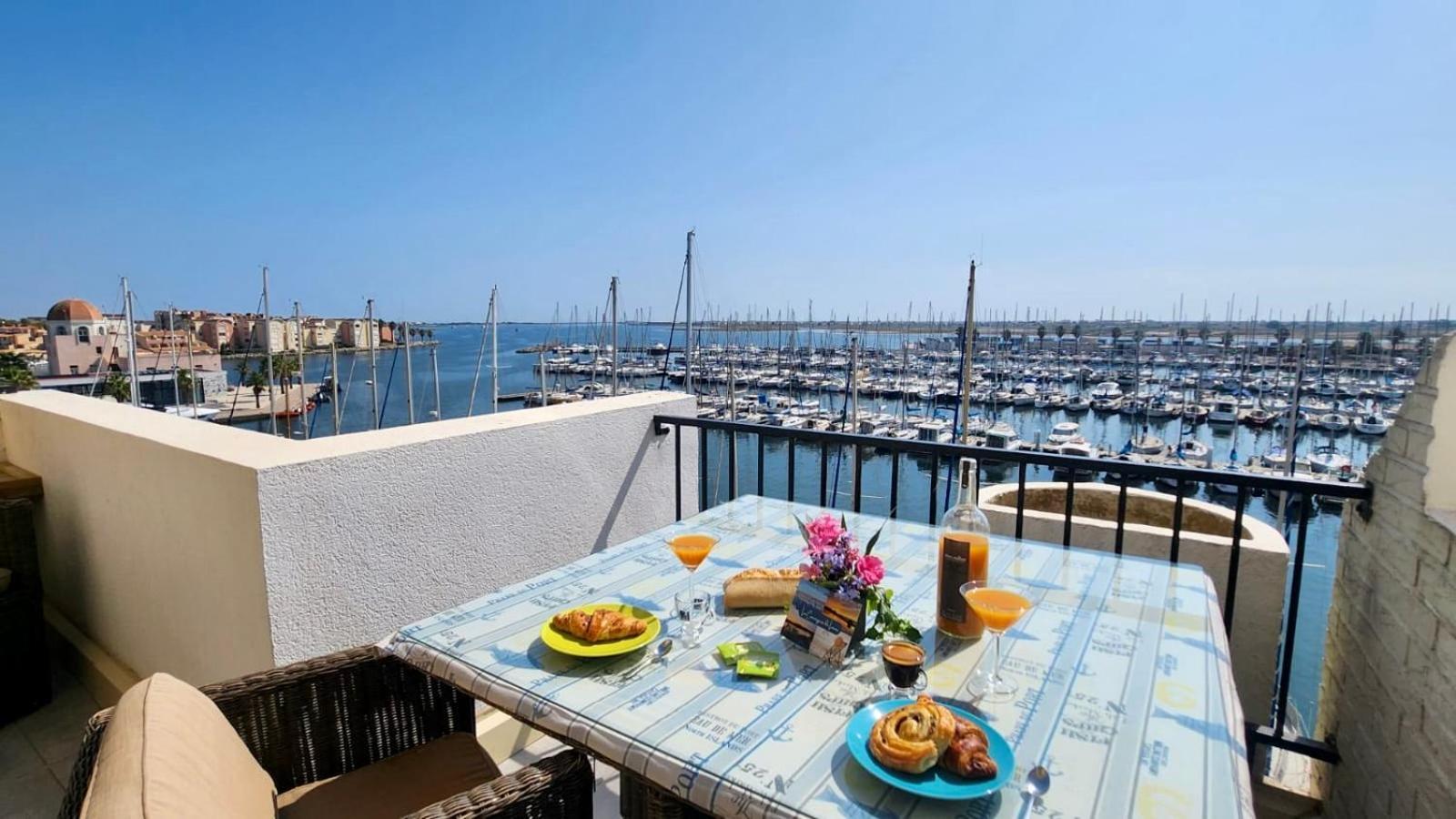 L'Eden - Vue Magnifique Sur Le Port, Les Chalets & La Mer - Gruissan Dış mekan fotoğraf